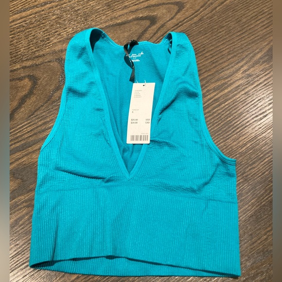Urban Outfitters tank top - Out From Under Hailey Seamless Plunge Bra Top - Picture 1 of 4